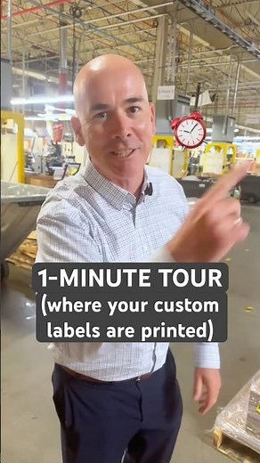 Touring our Custom Label Warehouse (IN 60 SECONDS) ⏰🧻