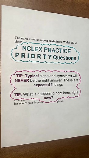 60 second NCLEX Tips!! #fyp #foryou #nursingschool #nursingstudent #nursing #nurse #nclex #nclextips #rn #lpn #me | Step Begg