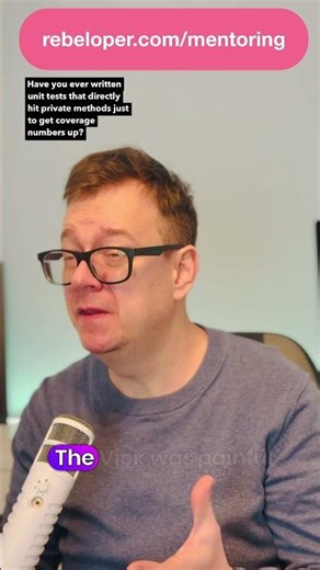 Have you ever written unit tests that directly hit private methods just to get coverage numbers up?