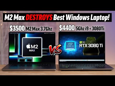 2023 16" MacBook Pro vs BEAST PC Laptop.. (I Didn't Expect This!)