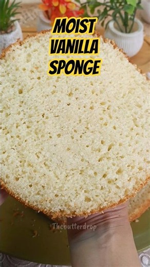 Moist Vanilla Sponge without oven