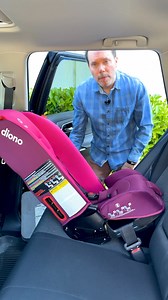 Let's talk Angle Adjusters! ⬆️👶🚙 As our CPST & Safety Advocate Scott demonstrates here, the Angle Adjuster elevates your rear-facing Diono® Radian® car seat to a more upright position, creating additional space between the front vehicle seat and your child's car seat. This adjustment provides between 4-6 inches of additional space for the front seat, making it an important accessory for installing in smaller vehicles. Remember, this adjustment is only for rear-facing kids who can sit up unassi