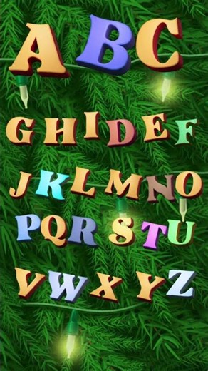 Learn ABC Letters for Kids | Christmas ABC SONG #alphabet #abcs #preschoollearning #nurseryrhymes