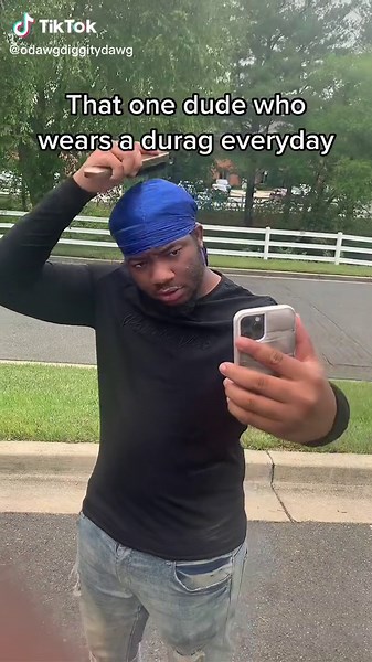 Durag all day with no waves #odawg #funny #skit #waves #twist #dreads
