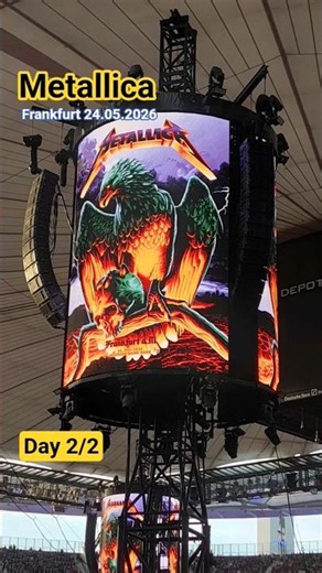 Metallica Frankfurt 24.05.2026 Day 2/2 M72 World Tour.