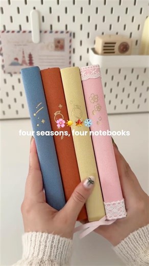 Four Seasons, Four Notebooks 🌸☀️🍁❄️ | Notebook Therapy Four Seasons Collection