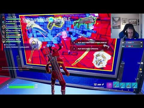 FORTNITE 💯RED VS BLUE🥶 RUMBLE GAMEPLAY & MAP CODE