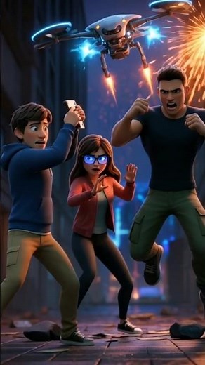 “Alien Invasion: Episode 1 – The Arrival | Pixar-Style Action Animation" #animatedfilms