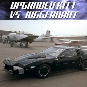 4.5M views · 94K reactions | Get ready for an adrenaline-pumping showdown in this epic clip from Knight Rider! Watch as the upgraded KITT faces off against the formidable Juggernaut, featuring an intense display of high-tech action. | Knight Rider | Facebook