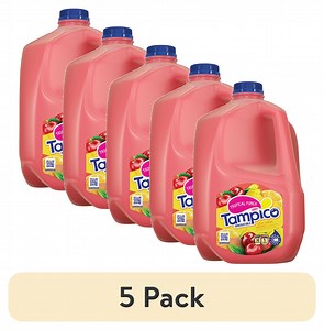 (5 pack) Tampico Tropical Punch, Cherry Orange Pineapple Juice Drink 120 oz