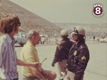 Interstate 805 opens in San Diego 1972