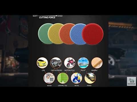 Review - Buffing Sponge Pads, SPTA 5Pcs 6.5 Inch Face for 6 Inch 150mm Backing Plate Comp