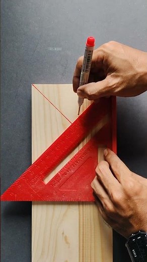 This is a simple measuring tips for woodworking.