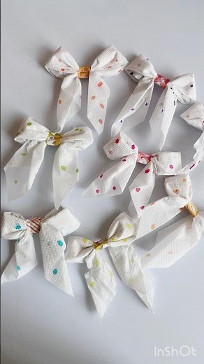 DIY Tissue Paper Bow Banner 🎀 Easy Party Decor Idea! #shorts