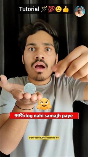 99% log nahi samajh paye coin 🪙 magic trick 😱