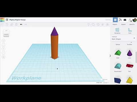 How to make a Simple ROCKET (TINKERCAD)