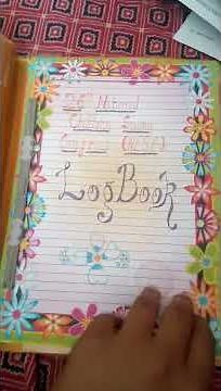How to make a log book on ncsc topic society culture and livelihood