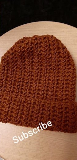 crochet men beanie simple and easy