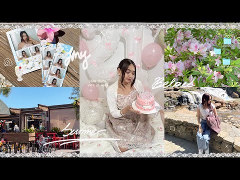 My 21st Birthday Vlog USA 🍰 | beach days, cozy lifestyle, a love letter to summer 🧸