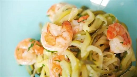 Zucchini Noodles with Shrimp
