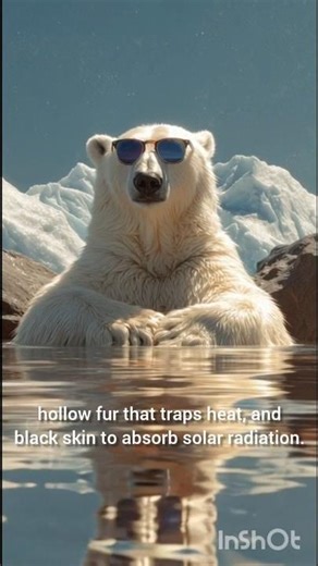 How do polar bears survive the extreme arctic cold 🥶 #youtube #zackdfilm #shorts