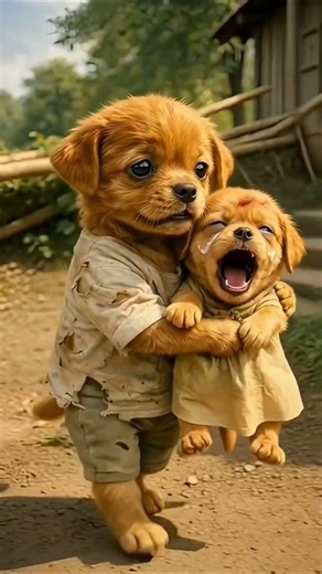 😭The puppy did not cash to buy pumpkin so, his rich friends making fun of him #shorts#shortfeed