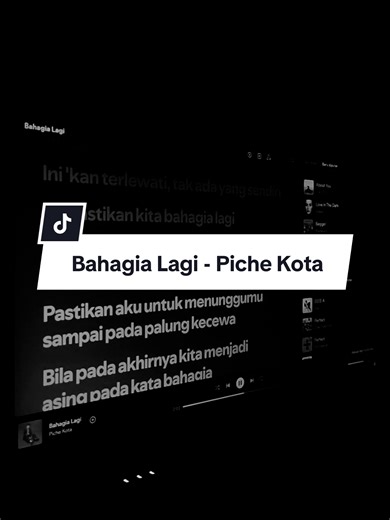 Bahagia Lagi - Lirik Lagu Piche Kota