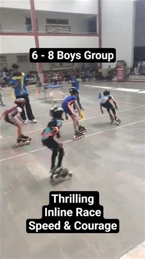 6–8 Inline Skating Race | Speed Balance Courage | RSFI, UPSRA Champions Motivation #hardwork #Shorts