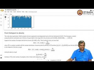 Lecture 4.7: Illustration of Continuous random variable in Colab