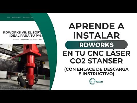 ¿Como instalar RDWorks? Enlace de descarga e instructivo para tu Láser CO2 Stanser.