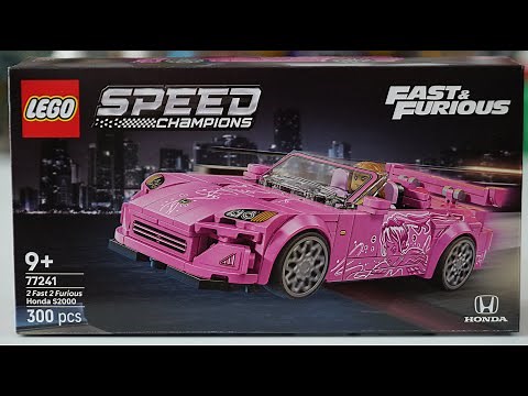 LEGO Speed Champions 77241 2 Fast 2 Furious Honda S2000 Speed Build