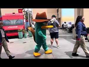 Perry?! Perry the Platypus is here?! // Disney California Adventure