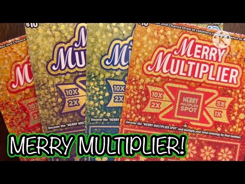 MERRY MULTIPLIER! CA Scratchers