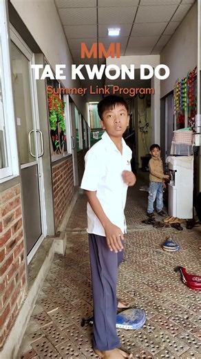 Summer Link မှာထည့်သွင်းထားတဲ့ Taekwondo 🥋 Training 💪🙏🏻#MMI #foryou #SummerLinkProgram #taekwondo #SummerClass