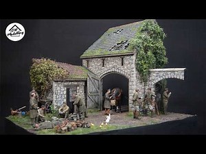 Building a realistic diorama from XPS insulation foam, France 1940 - 1/35 Scale Diorama