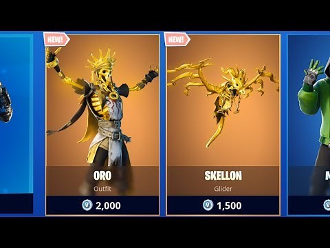 Oro Skin, Glider & Challenges Out Now (Showcase) – Fortnite (Midas Revenge Set)