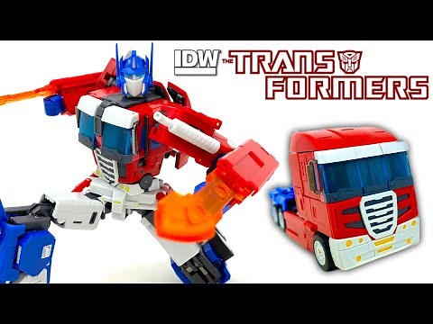 SND-08 IDW OPTIMUS PRIME Mainline Voyager Class Scale Transforming THE ONE Transformers Review