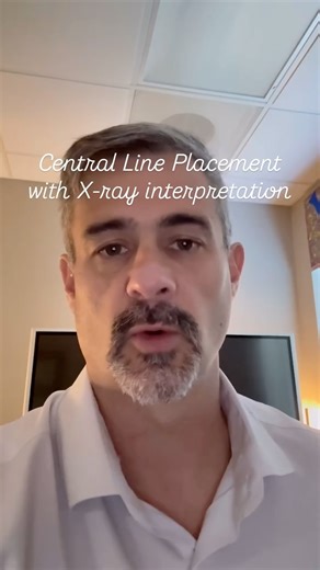Dr. Morrissey | Surgeon & Educator on Instagram: "Central line placement is a very common thing that you will have to do is a surgical resident and sometimes an attending. Also, you need to be able to read your own chest x-ray after the line is placed looking for a pneumothorax as well as making sure that the line is in good positioning for use. #medstudent #generalsurgery #surgery #surgeon #surgicalsamurai #medicalstudent #md #do #medicalstudents #medicalschool #centralline #chestxray"