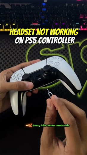 How to Fix Headset Not Working on PS5 Controller