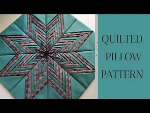 Pillow Cover Cutting And Stitching Tutorial || Quilted Pillow Pattern || Kussen Cover