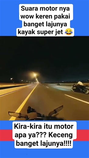 ada yang tau gak itu motor apa ya??? kayak jet aja #shortvideo #katakatabijak