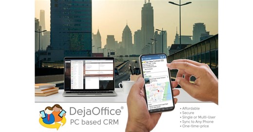 DejaOffice CRM Featured by Lifewire as a Top Android Productivity App