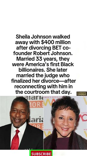 $400M & a Plot Twist #Shorts #SheilaJohnson #RobertJohnson #relationship #divorce #marriage #dating