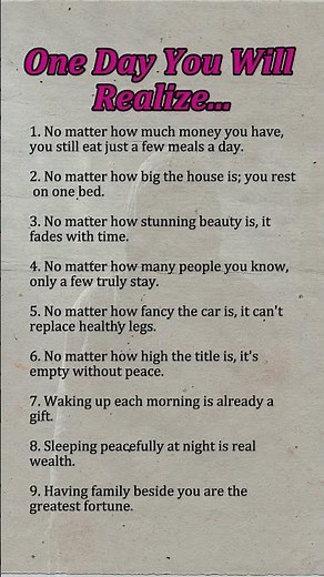 The Older You Get, The More You Realize These Truths #psychologyfacts #motivation