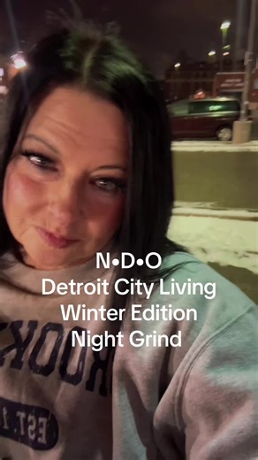 Saturday night grind. Cold and snowy out… NDO #👑🦋moyocoyotzin🦋👑 #ndo #nodaysoff #detroit #winter