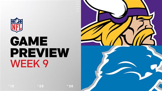 Vikings vs. Lions preview | Week 9