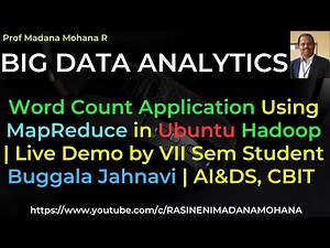 BIG DATA ANALYTICS - Word Count Application Using MapReduce in Ubuntu |Demo by B Jahnavi |AI&DS-CBIT