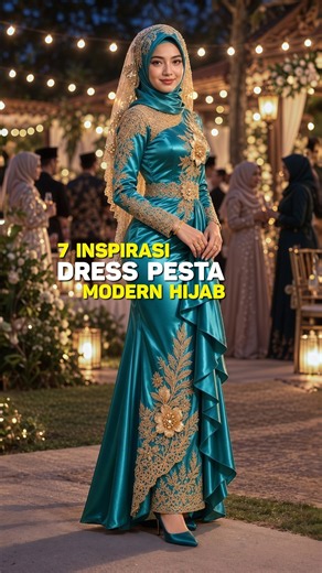 Aura Princess! Intip 7 Dress Kain Satin Yang Elegan Ini! 🧕