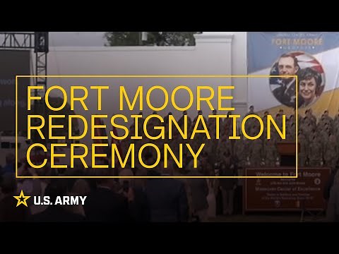 ICYMI | Fort Moore Redesignation Ceremony | U.S. Army