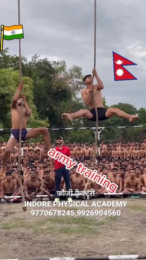 Indore Physical Academy Rope Climbing Training